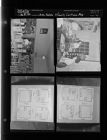 Library feature and County Courthouse Map (4 Negatives (November 20, 1954) [Sleeve 46, Folder c, Box 5]